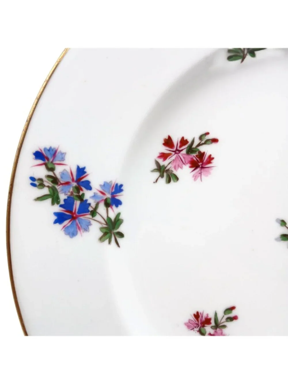 Spode Copeland 4687 Blue Pink Floral  9